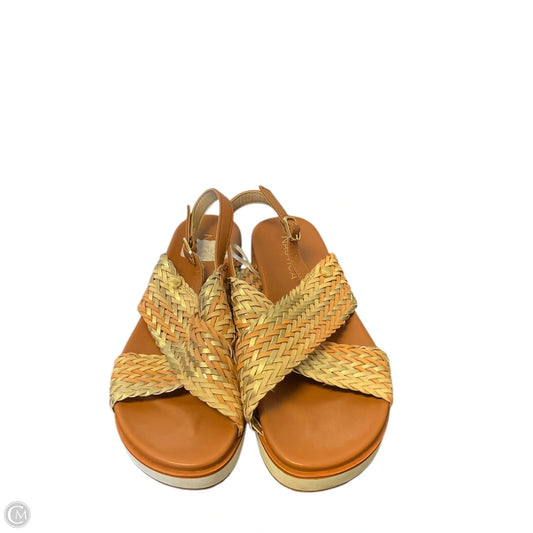 Sandals Flats By Nautica In Brown, Size: 6