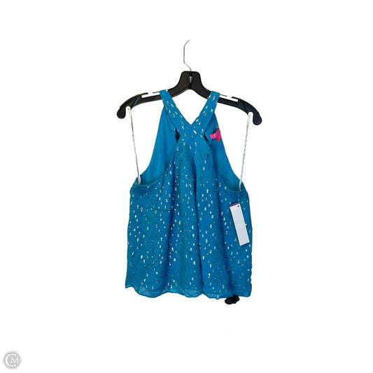 Top Sleeveless Designer By Lilly Pulitzer In Blue, Size: M