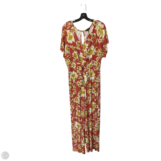 Jumpsuit By As U Wish In Floral Print, Size: L
