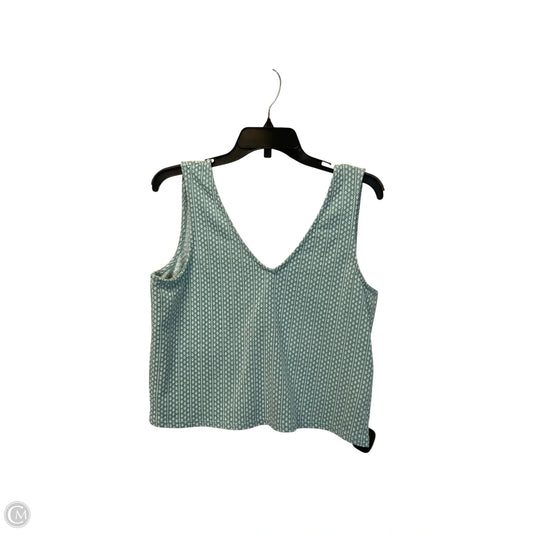 Top Sleeveless By Madewell In Blue, Size: M