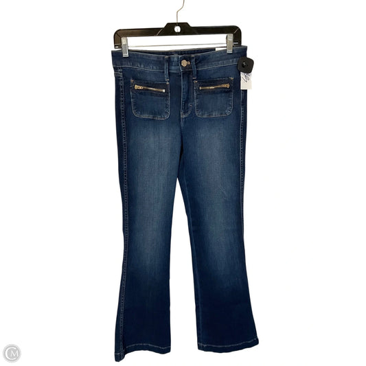 Jeans Flared By White House Black Market In Blue Denim, Size: 6