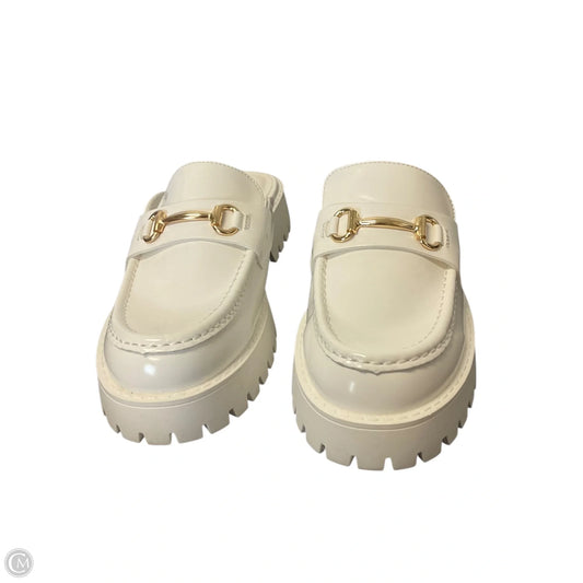Shoes Heels Platform By Clothes Mentor In White, Size: 8