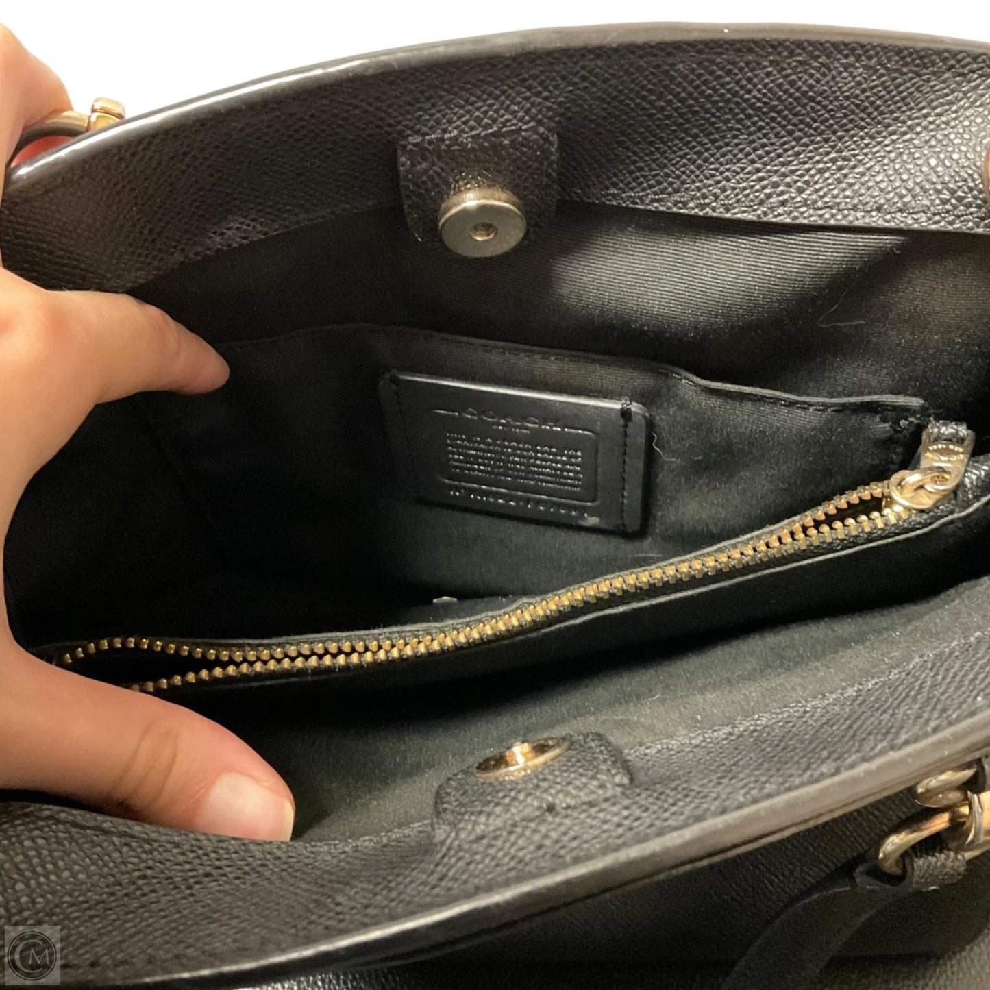 Crossbody Designer By Coach, Size: Medium