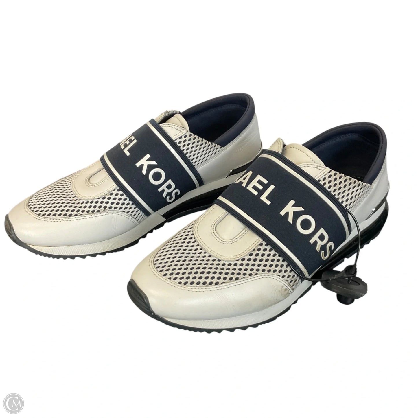 Shoes Designer By Michael Kors In Blue & White, Size: 6.5