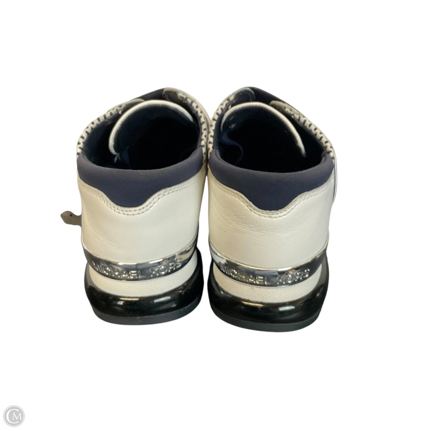 Shoes Designer By Michael Kors In Blue & White, Size: 6.5
