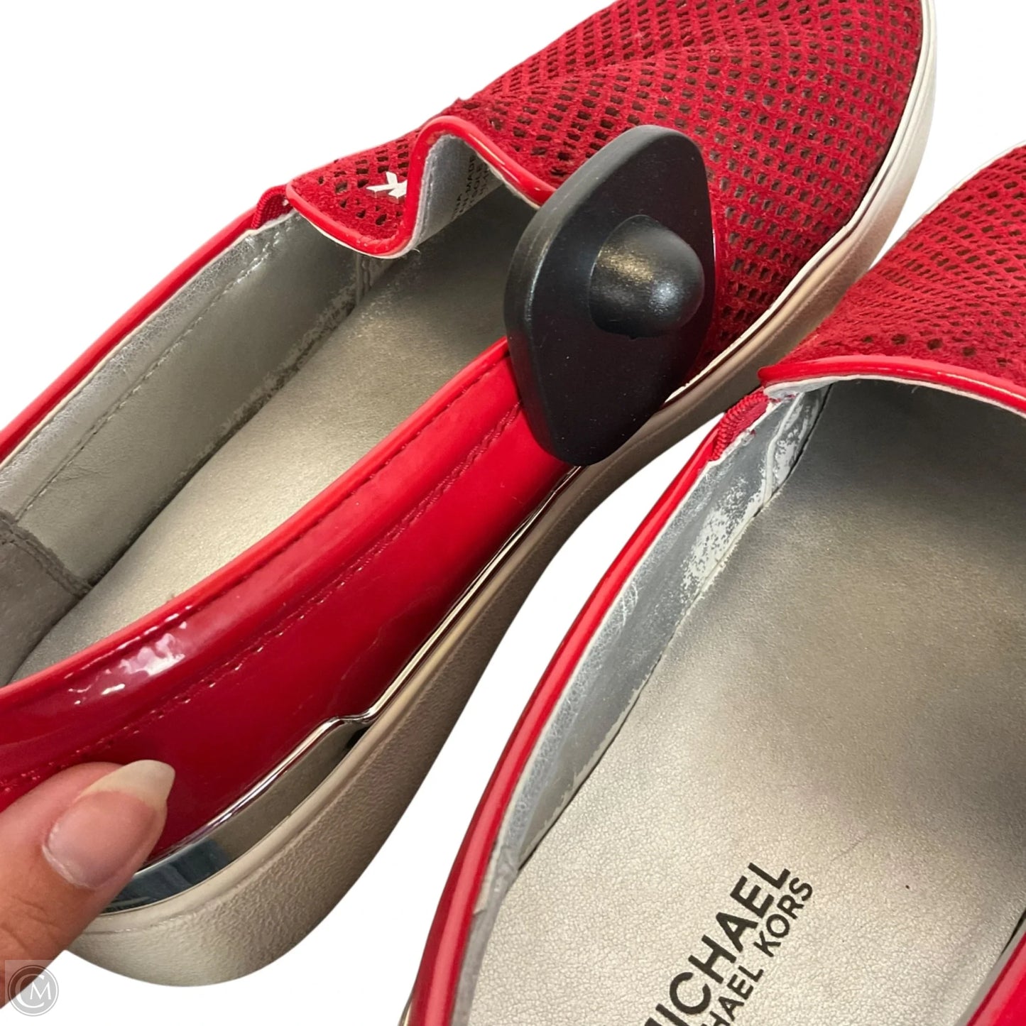 Shoes Designer By Michael Kors In Red, Size: 7