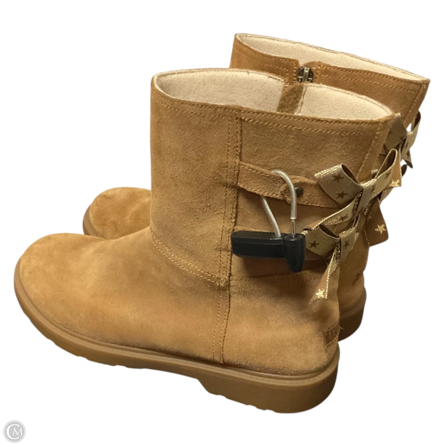 Boots Designer By Ugg In Brown, Size: 6