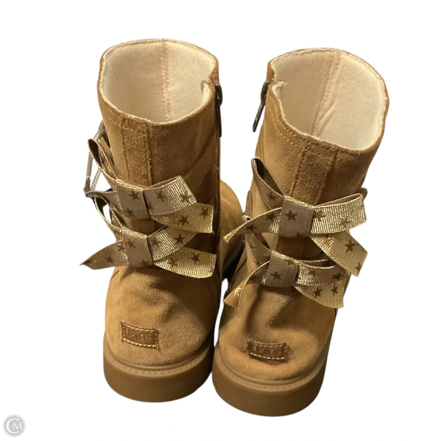 Boots Designer By Ugg In Brown, Size: 6