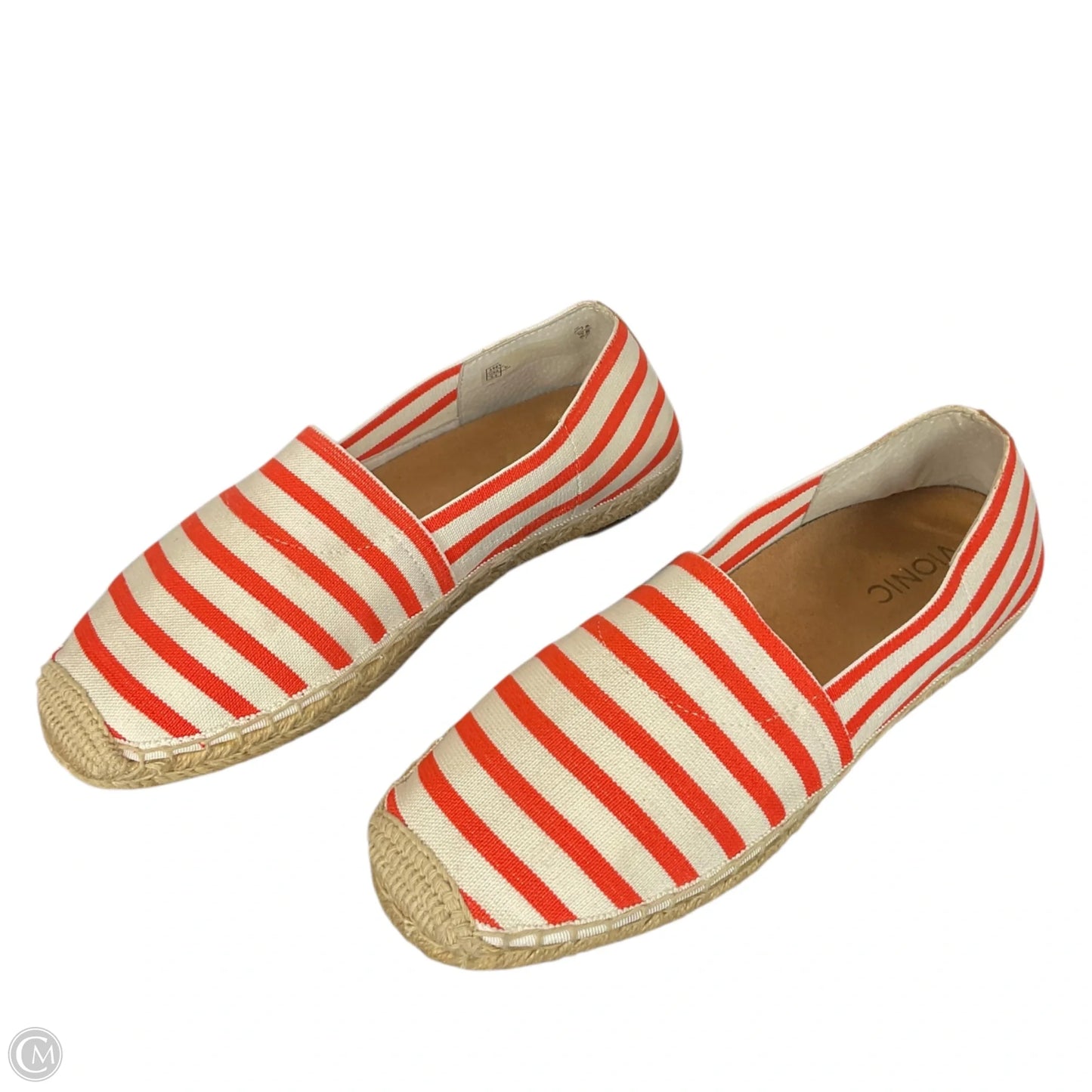 Shoes Flats By Vionic In Red & White, Size: 9.5