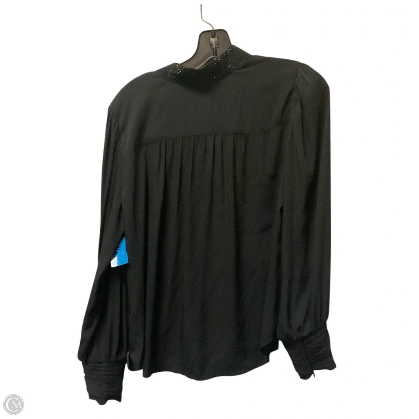 Top Long Sleeve By Chicos In Black, Size: S