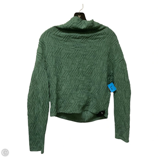 Top Long Sleeve By Anthropologie In Green, Size: Xs
