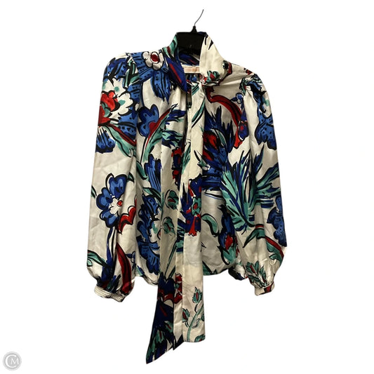 Top Long Sleeve Designer By Tory Burch In Multi-colored, Size: 6
