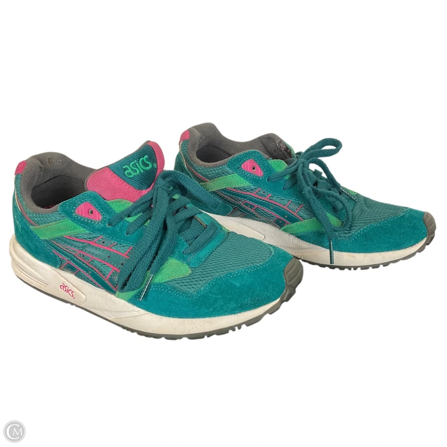 Shoes Sneakers By Asics In Blue, Size: 7