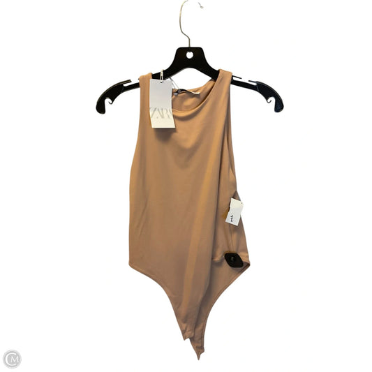 Bodysuit By Zara In Tan, Size: M