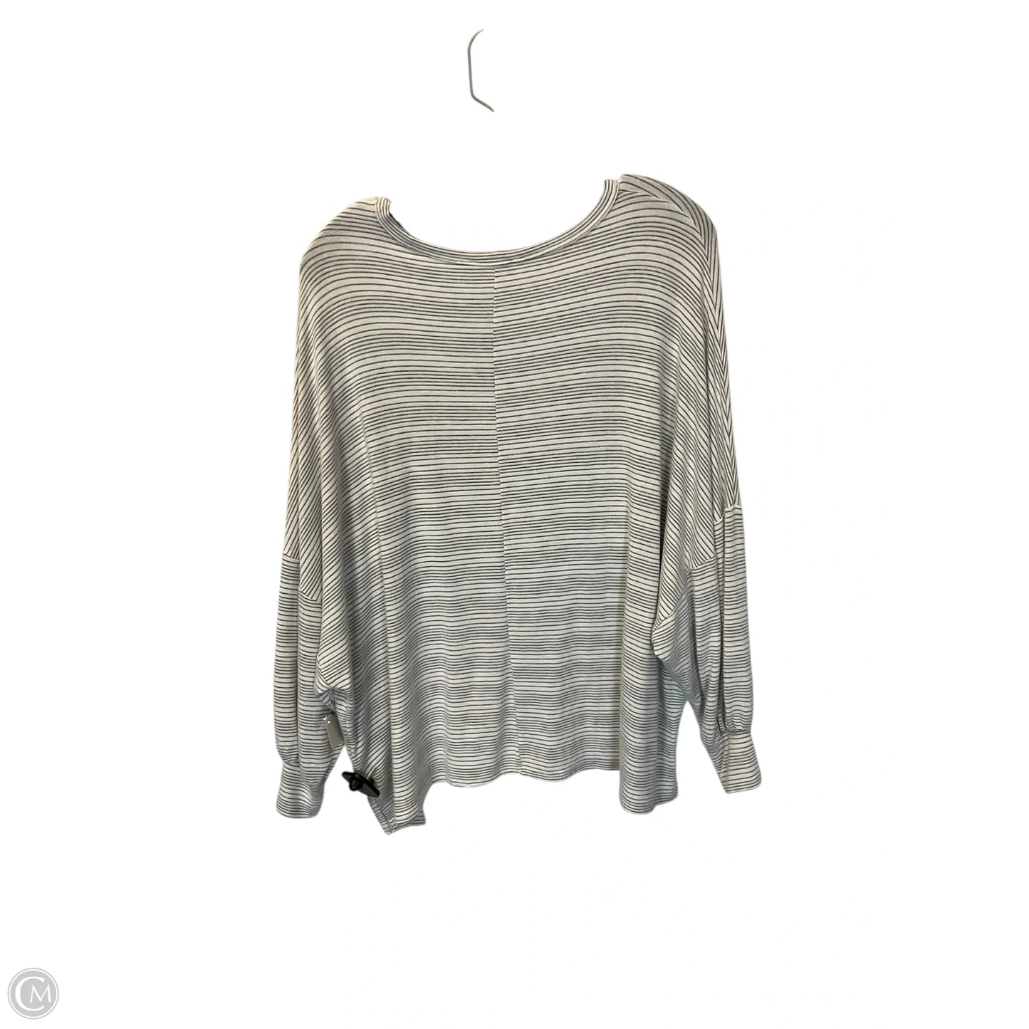 Top Long Sleeve By Andree By Unit In Striped Pattern, Size: M