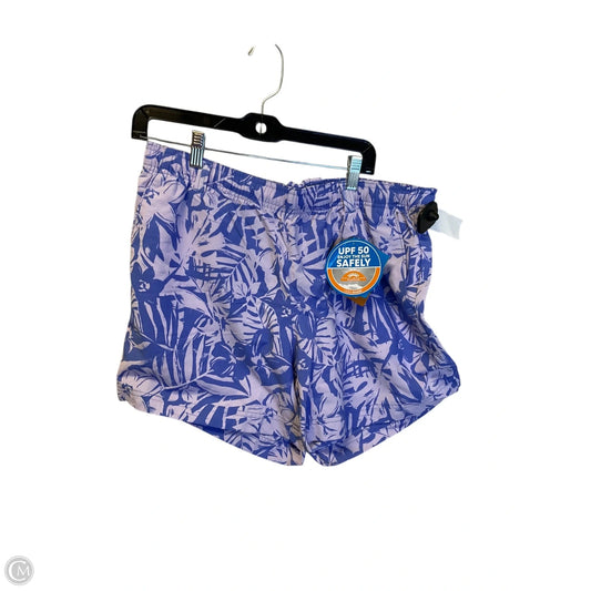 Athletic Shorts By Columbia In Pink & Purple, Size: L