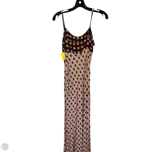 Dress Party Long By Cmc In Brown & Pink, Size: 6
