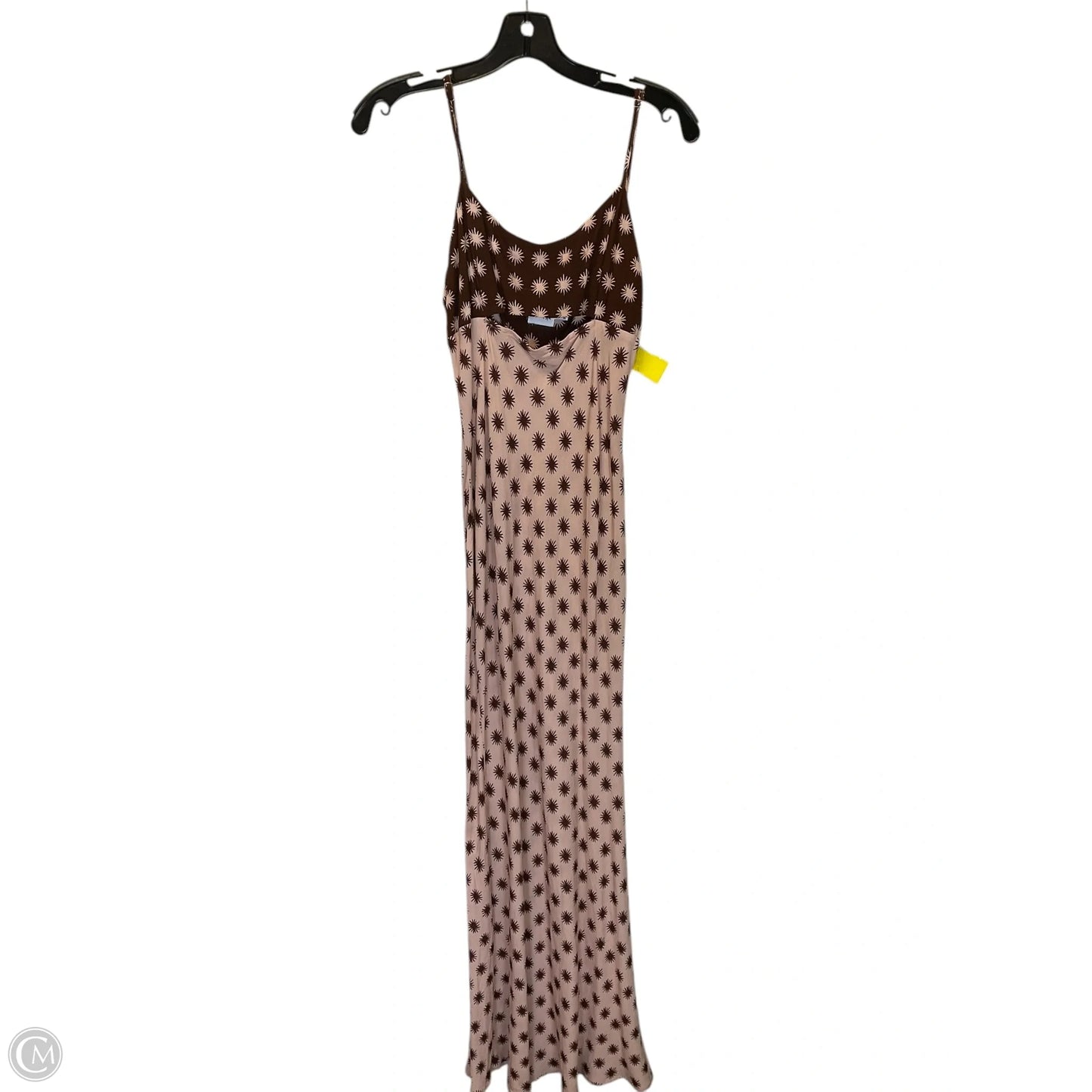 Dress Party Long By Cmc In Brown & Pink, Size: 6