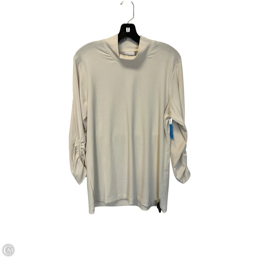 Top Long Sleeve Designer By Columbia In Cream, Size: L