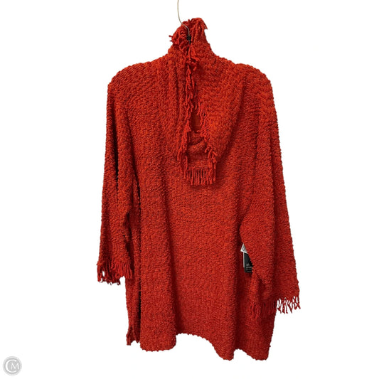 Sweater By Ali Miles In Orange, Size: 3x