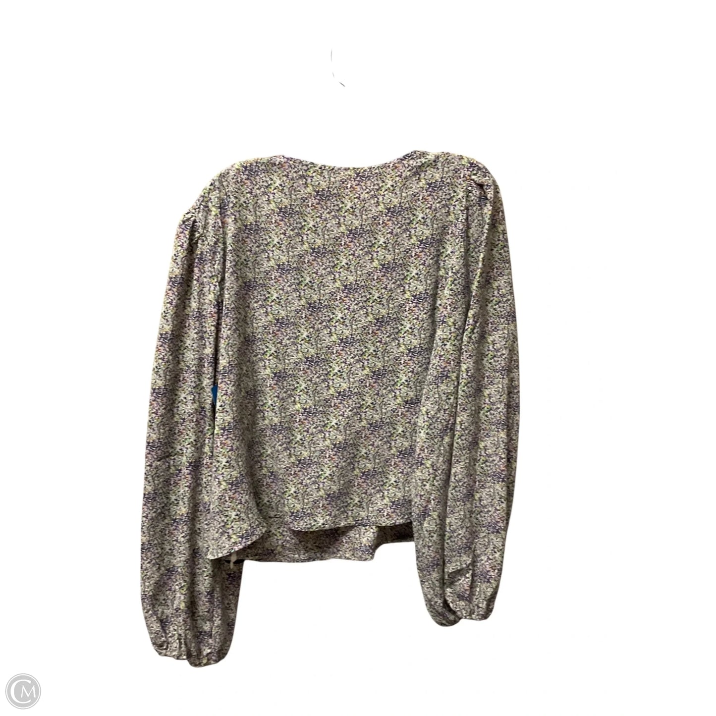 Top Long Sleeve By Skies Are Blue In Multi-colored, Size: L