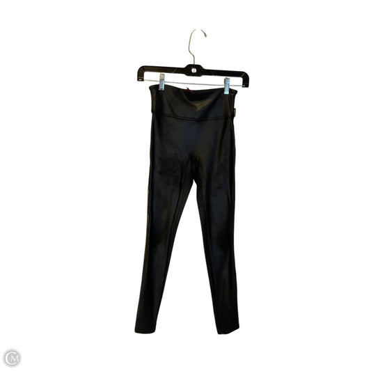 Athletic Leggings By Spanx In Black, Size: Xs