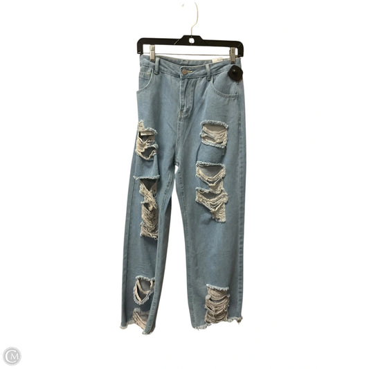 Jeans Wide Leg By Clothes Mentor In Blue Denim, Size: L