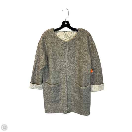 Coat Faux Fur & Sherpa By Sugar Lips In Grey, Size: M