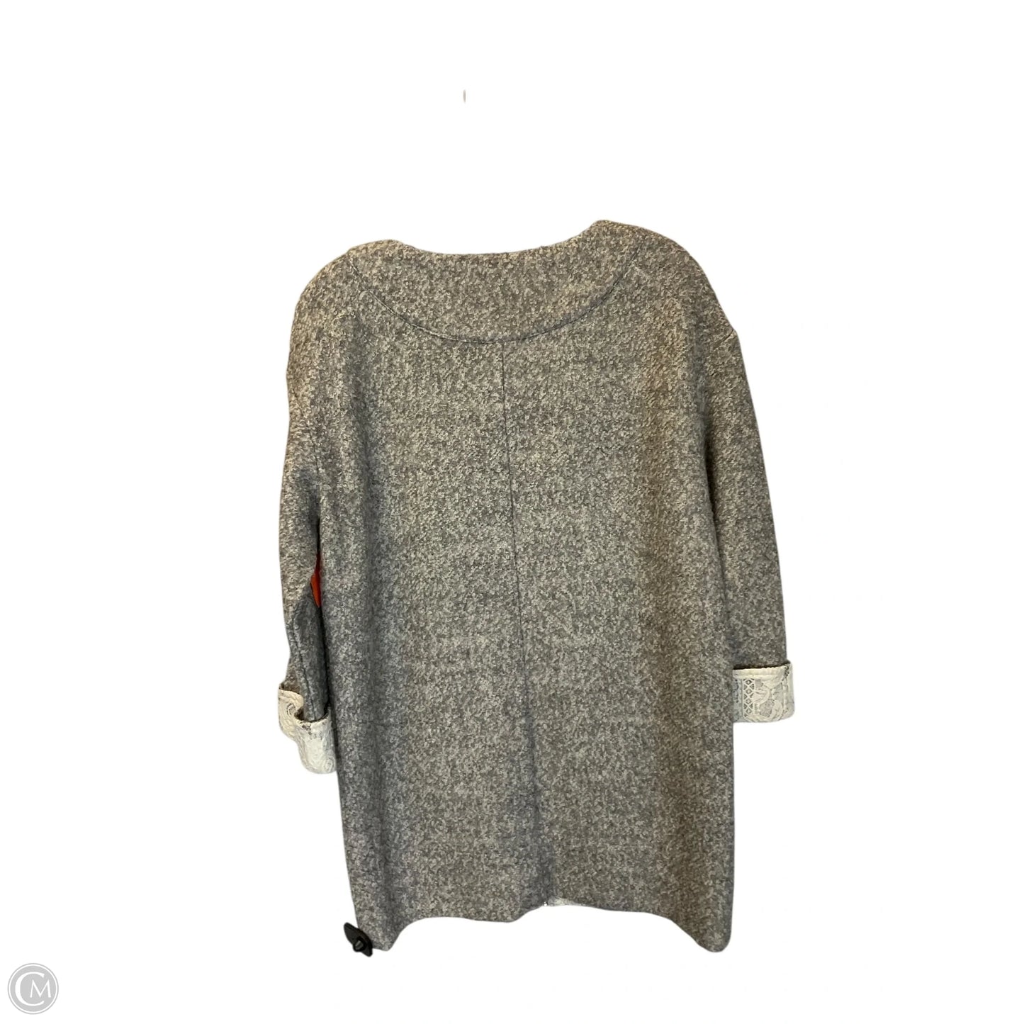 Coat Faux Fur & Sherpa By Sugar Lips In Grey, Size: M