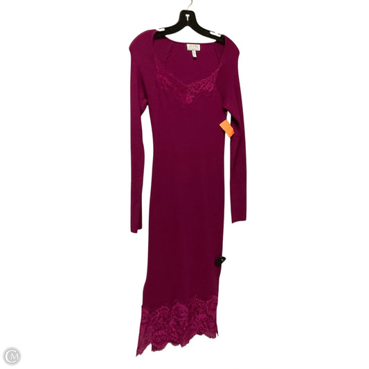 Dress Casual Midi By Sofia By Sofia Vergara In Purple, Size: Xs