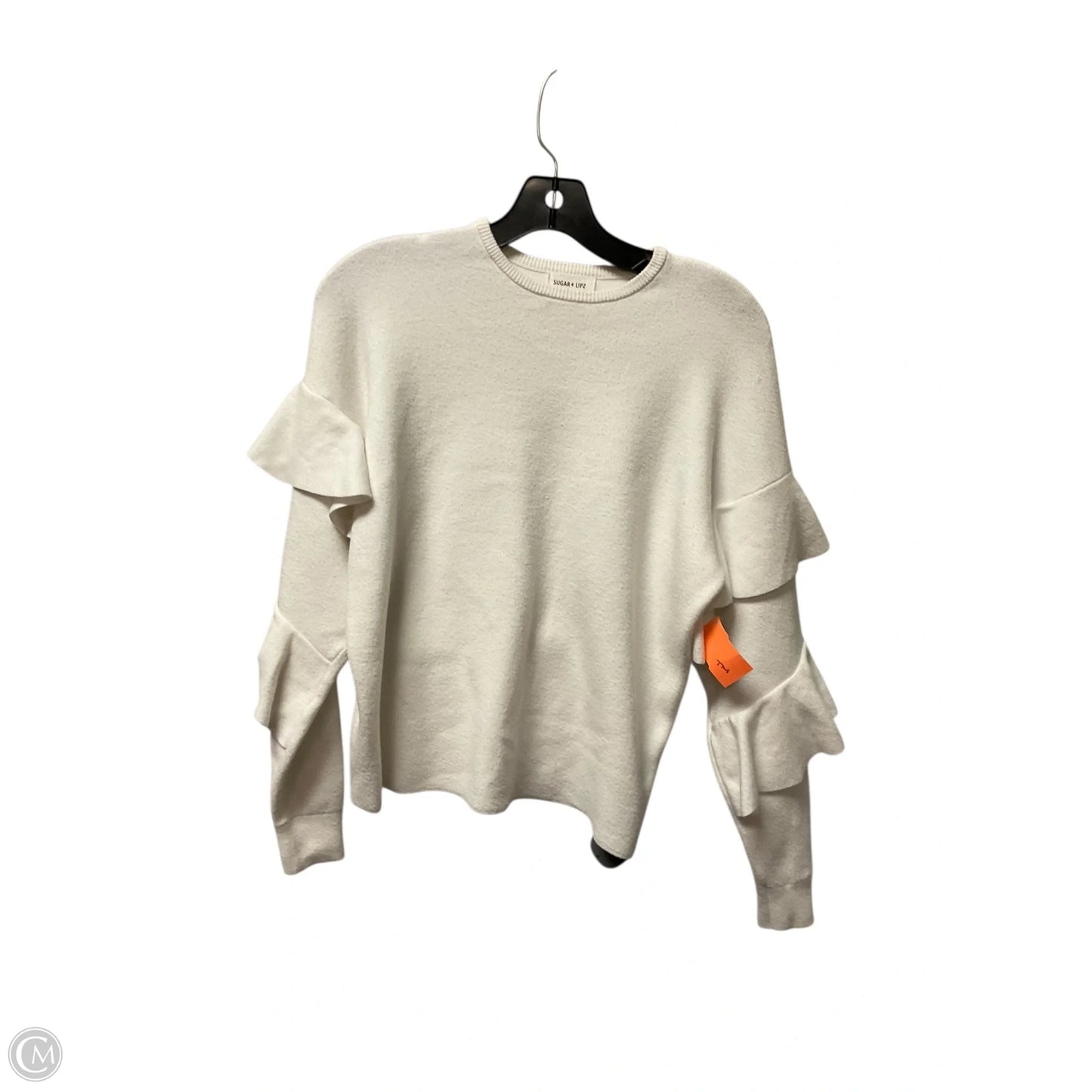 Sweater By Sugar Lips In White, Size: Xs