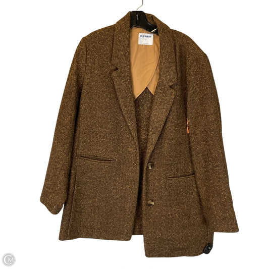 Coat Peacoat By Old Navy In Brown, Size: Xl