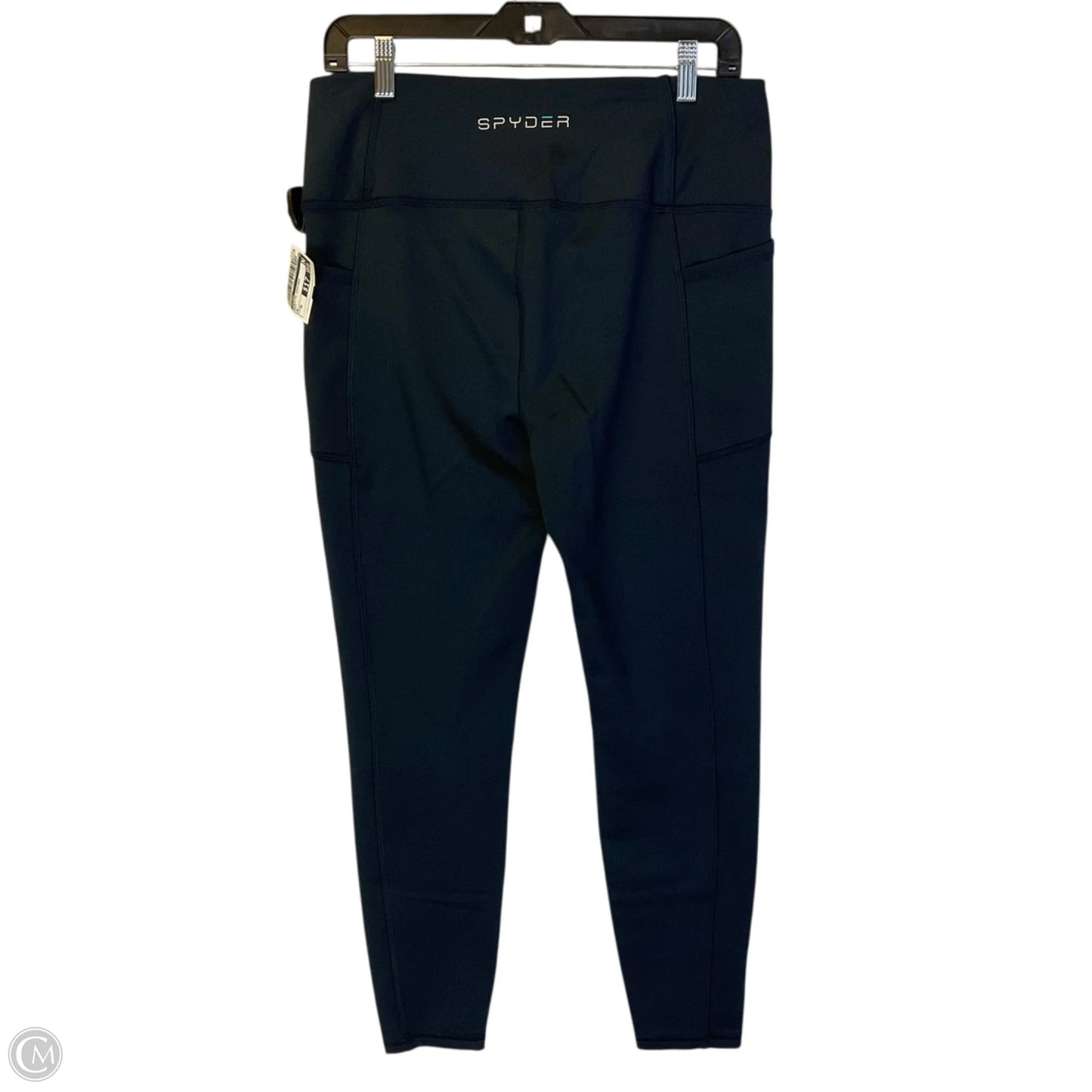 Athletic Leggings By Spyder In Navy, Size: Xl