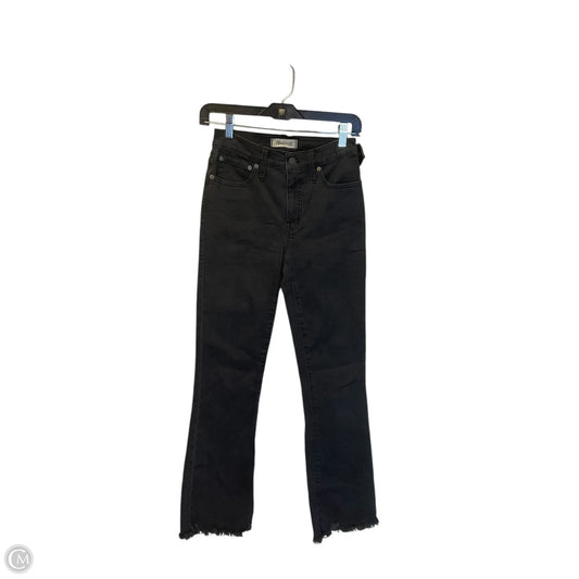 Jeans Straight By Madewell In Black Denim, Size: 2