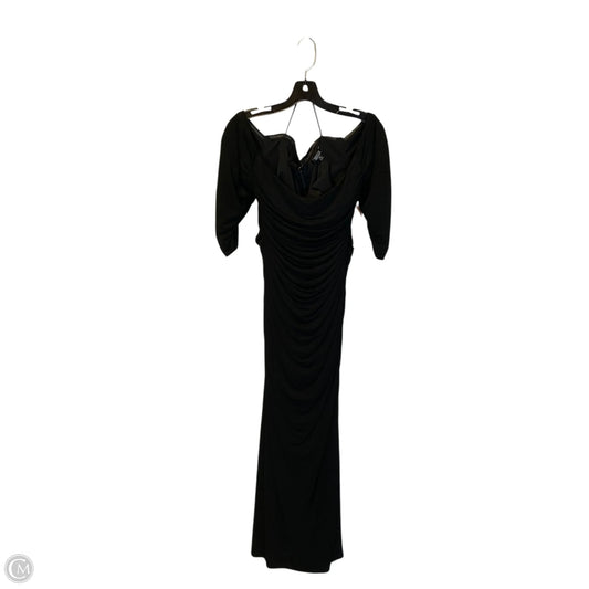 Dress Party Long By Badgley Mischka In Black, Size: 16