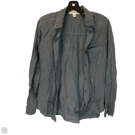 Top Long Sleeve Basic By Cloth & Stone In Grey, Size: Xs
