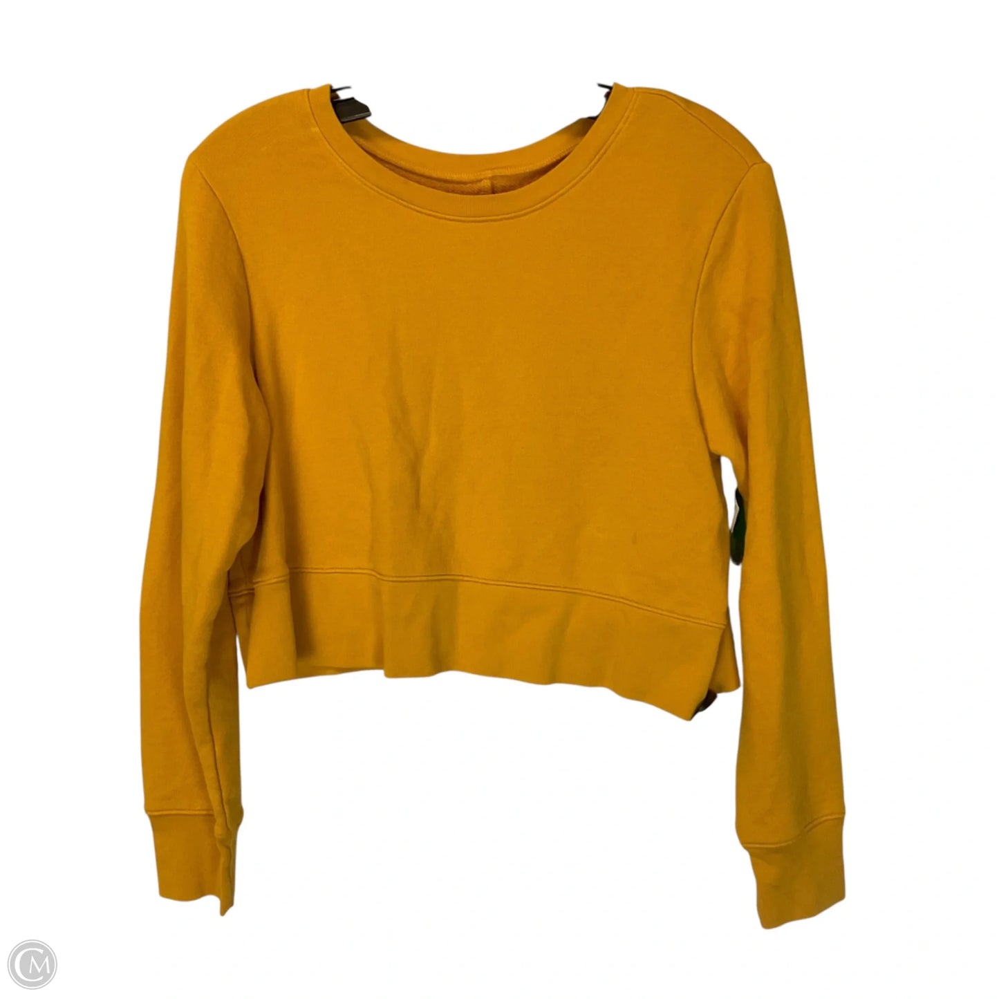 Sweatshirt Crewneck By Cmc In Yellow, Size: S