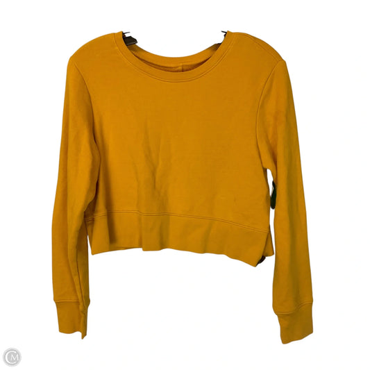 Sweatshirt Crewneck By Cmc In Yellow, Size: S