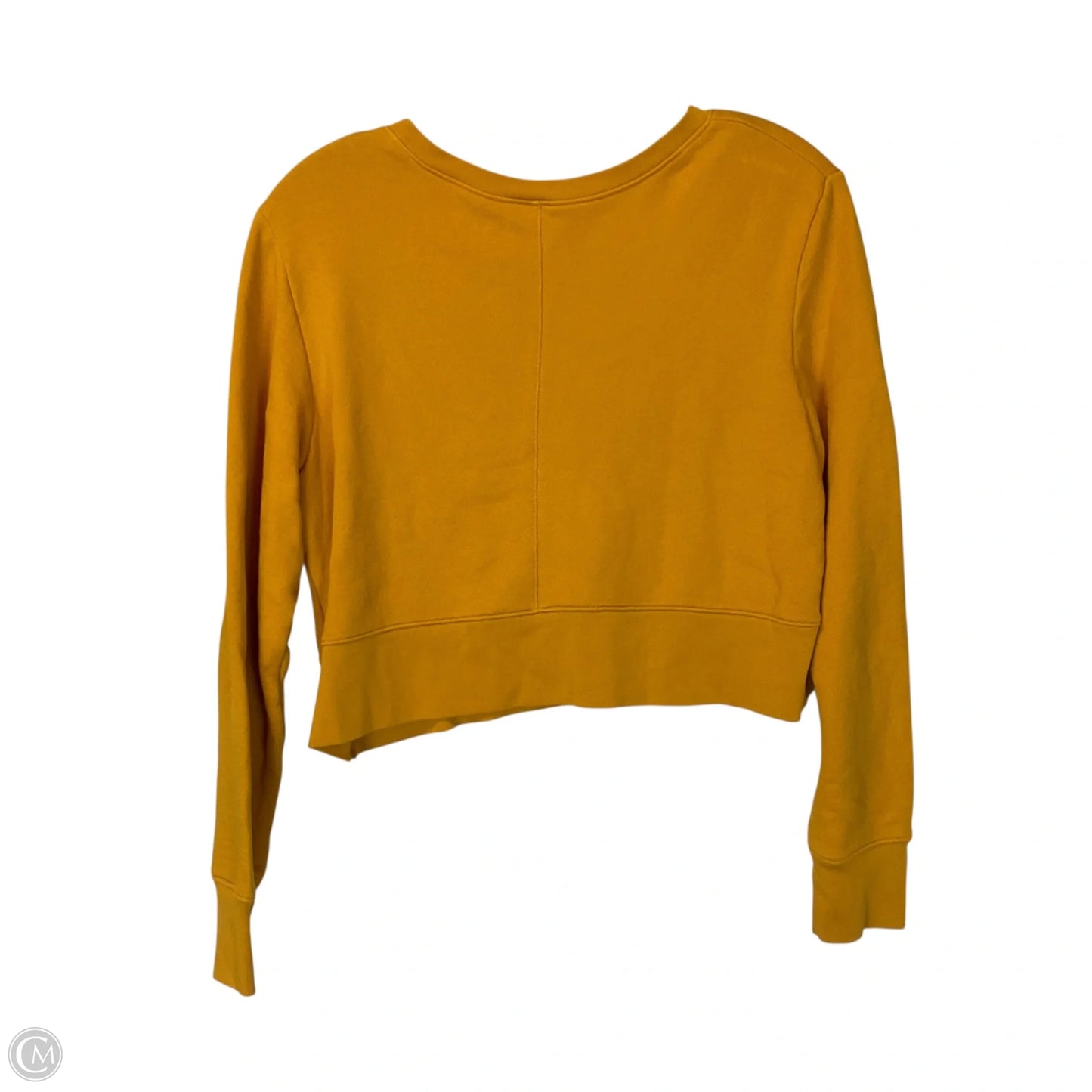 Sweatshirt Crewneck By Cmc In Yellow, Size: S