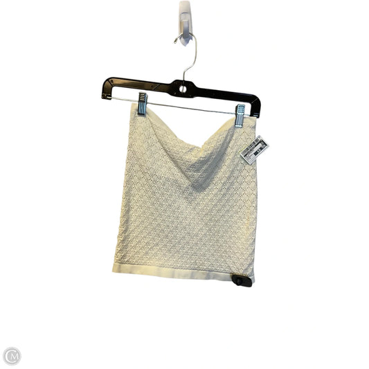 Top Sleeveless By Clothes Mentor In Cream, Size: M