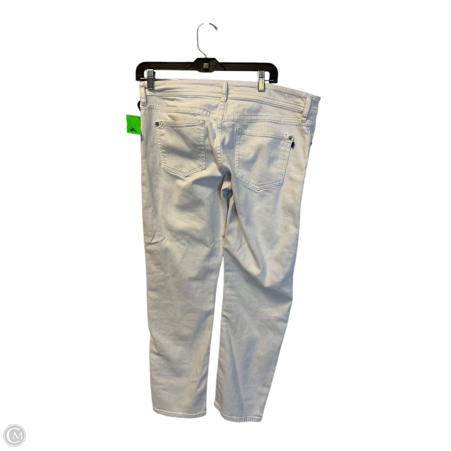 Jeans Straight By Pilcro In Cream Denim, Size: 8