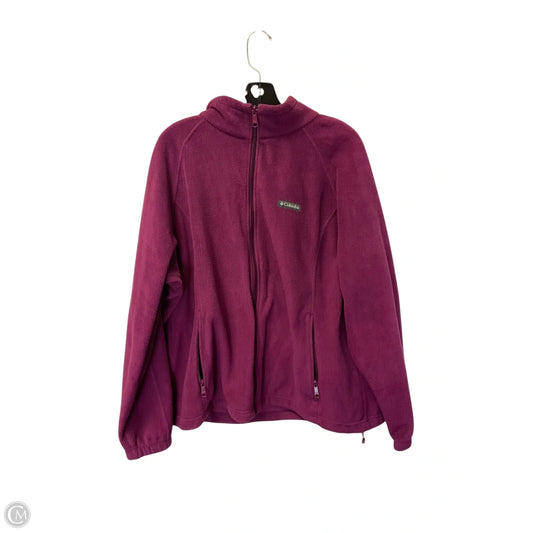 Jacket Fleece By Columbia In Purple, Size: 3x