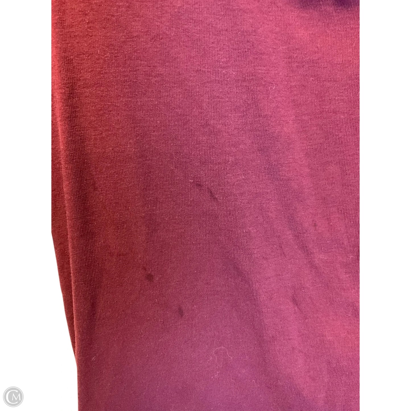 Top Short Sleeve By Lauren By Ralph Lauren In Purple, Size: L