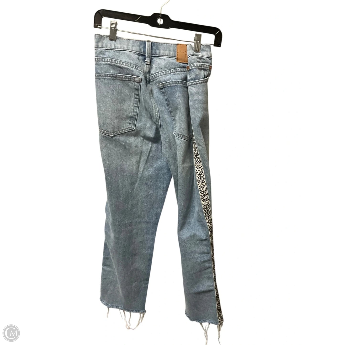 Jeans Boyfriend By Lucky Brand In Blue Denim, Size: 4