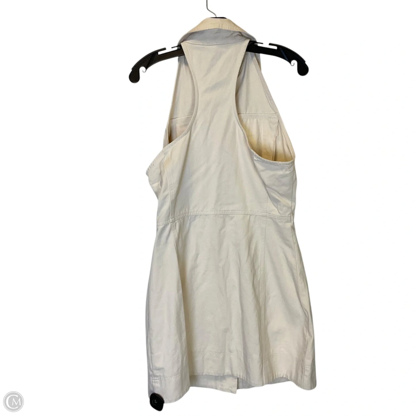 Dress Casual Short By Anna Grace In Cream Denim, Size: L