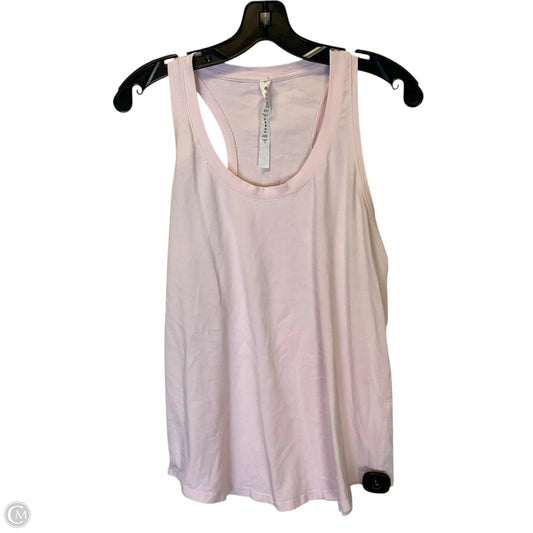 Athletic Tank Top By Lululemon In Pink, Size: 10