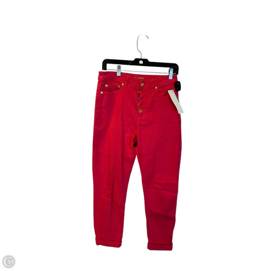 Jeans Skinny By Michael By Michael Kors In Red Denim, Size: 6