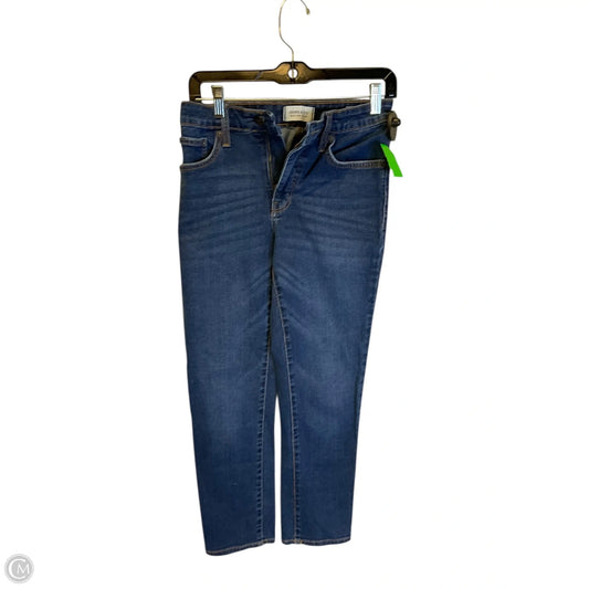 Jeans Straight By Crown And Ivy In Blue Denim, Size: 2