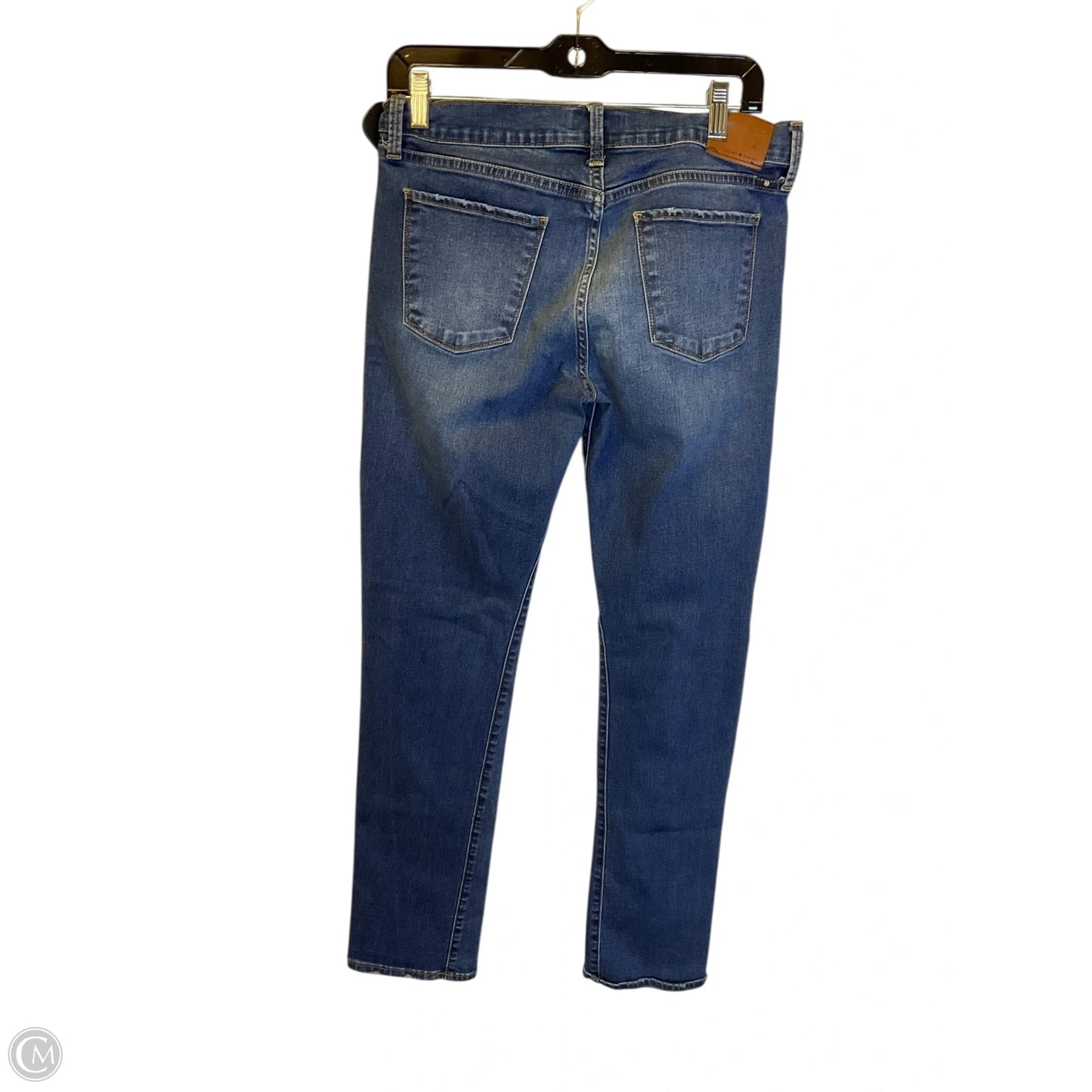 Jeans Straight By Lucky Brand In Blue Denim, Size: 8