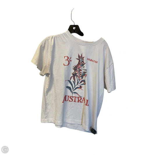 Top Short Sleeve Basic By H&m In White, Size: M
